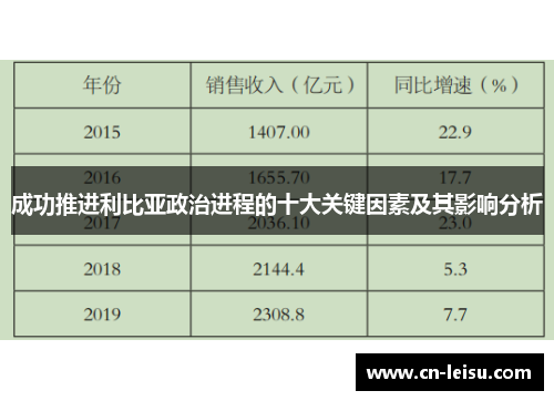 成功推进利比亚政治进程的十大关键因素及其影响分析